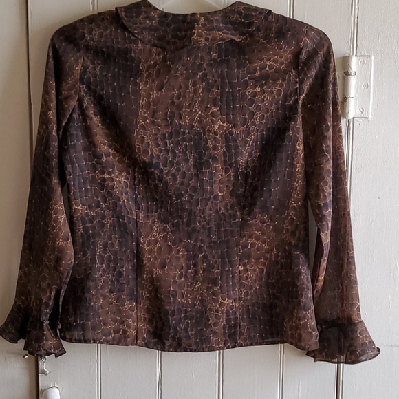 Emma James Fall Sheer Blouse - Picture 3 of 3